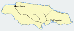 Railway map with Anchovy Station
