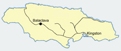 Railway map with Balaclava station
