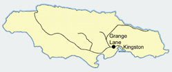 Railway map with Grange Lane station