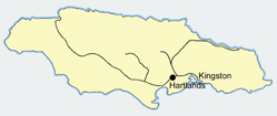 Railway map with Hartlands Station