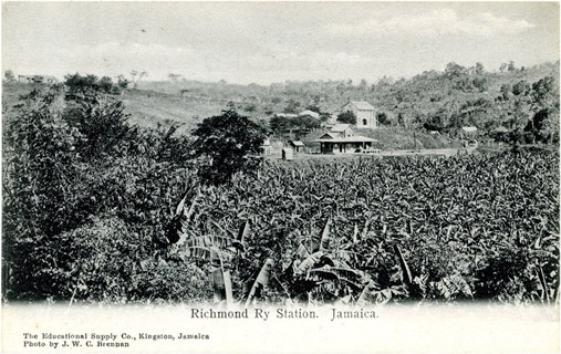 Postcard of Richmond Station in 1905
